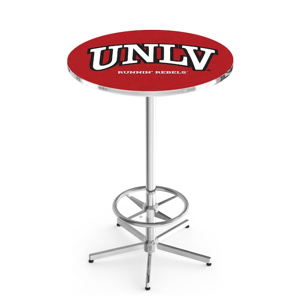 42" Chrome UNLV Pub Table